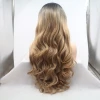 NEW LOOK synthetic fiber front lace wig, European and American wave dyed colorful wig in stock Application Scenario
